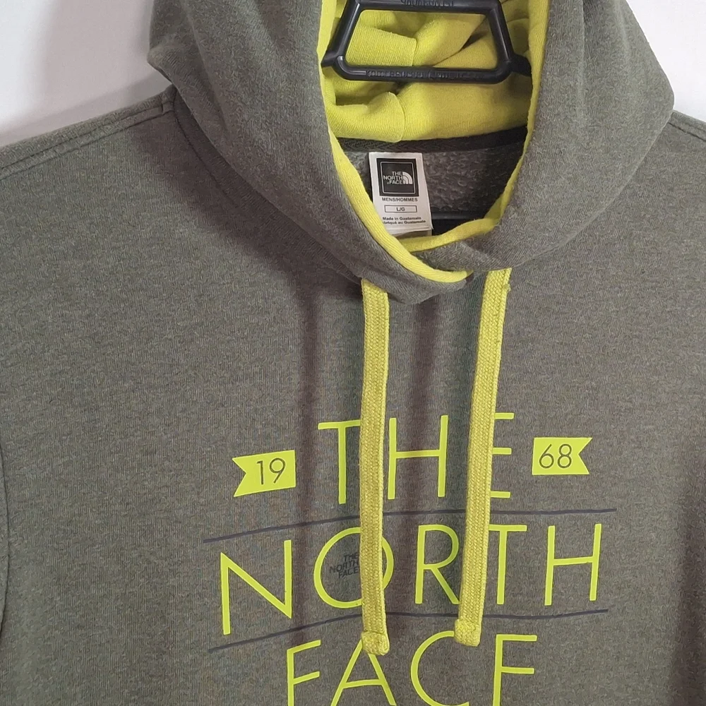 The North Face Green Hoodie size Large